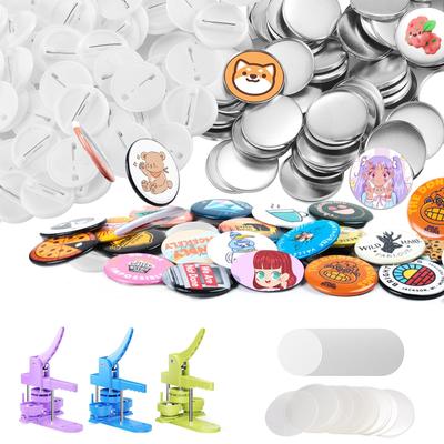 200 Plastic Button Badge Machine Materials, 58mm, for Badge Production