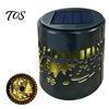 Festive Projection Lighting for Holidays Solar Christmas Light, Waterproof Metal Wall & Fence Lantern, Warm White And Multi Decorative Lamps