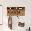 Wall Mounted Nightstand Reclaimed Wood Look 80 x 40 x 12 cm Engineered Wood