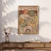 Vintage French Ads Woman Art Poster Portraits Nouveau Alphonse Mucha Canvas Painting Wall Prints Picture Room Home Decor