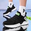 Spring New Wear Resistant Running Shoes Fashionable Trendy Elevated Flat Shoes Comfortable Soft Sports Shoes with Hollow Design