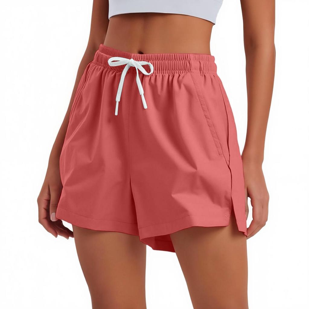 Women's Sports Shorts Casual Loose Solid Color Breathable Quick Drying Shorts