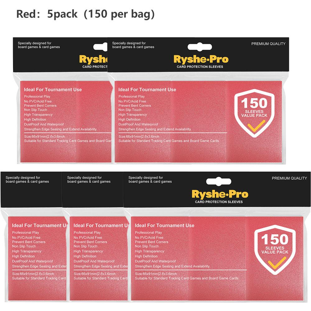 750Pcs Matte Card Sleeves 2.6"x3.6" Protectors Compatible with Trading Cards Standard Size for MTG TCG Baseball Card Sport Cards