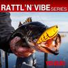 Rattlin Vibe Vibration Bass Shimmy Fall YO-ZURI Lure, 65mm, BT, Weight 17g, R1160-BT-Blue Silver, Fishing,