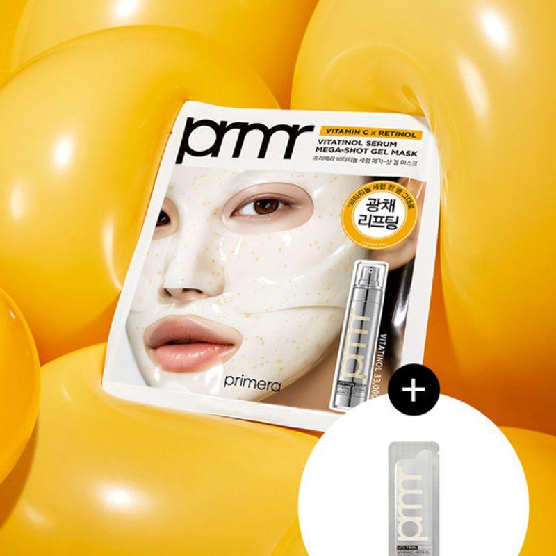 PRIMERA Vitatinol Megashot Serum Mask 34g*1 sheet vitatinol serum mega shot gel mask