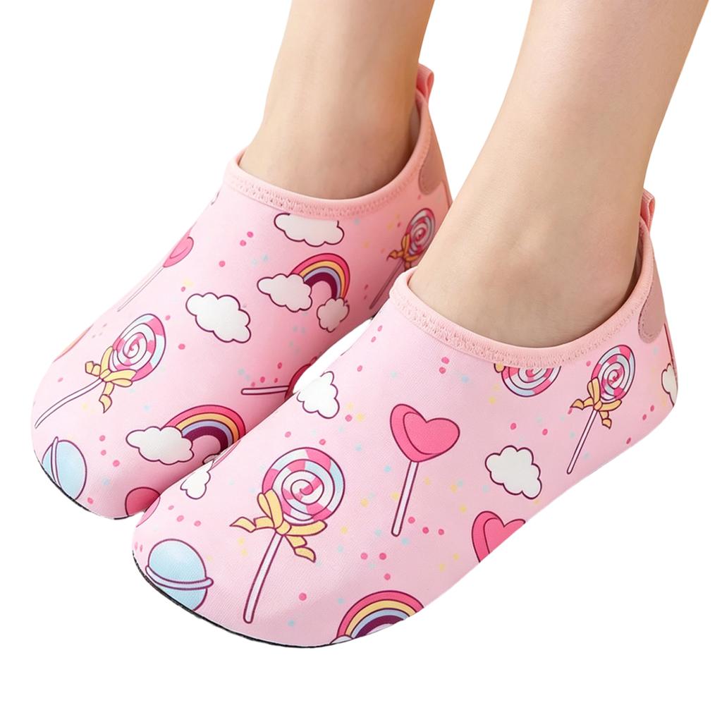 Kids Water Shoes Quick Drying Lightweight Non Slip Sole Flexible Outdoor Aqua Socks for Swimming Beach and Hiking Activities