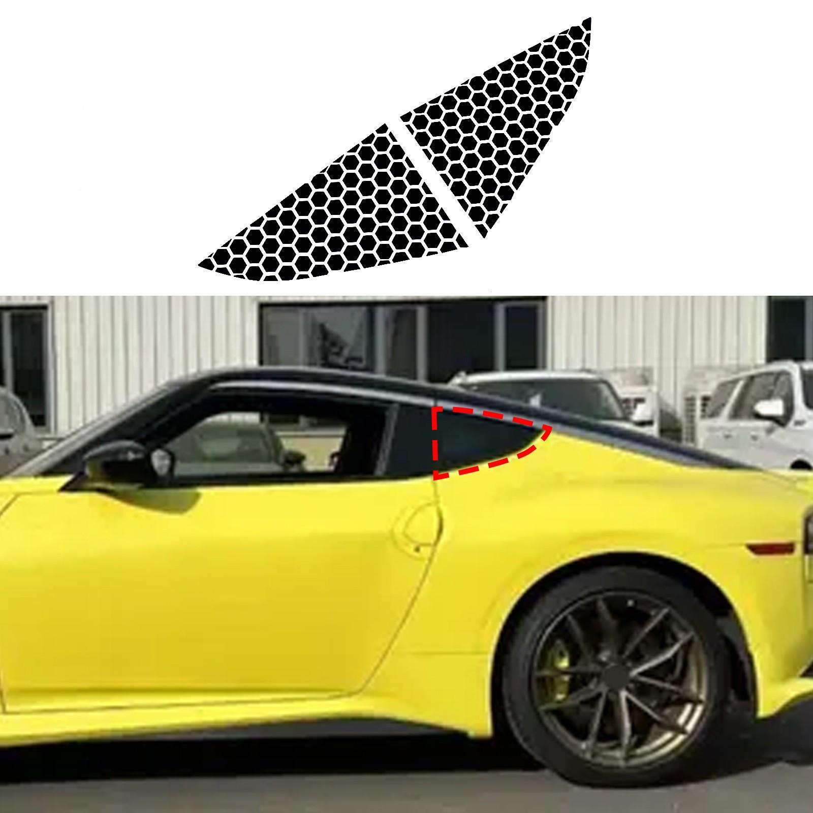 Honeycomb Style Rear Window Vinyl Graphic Trim Sticker For Nissan 400Z
