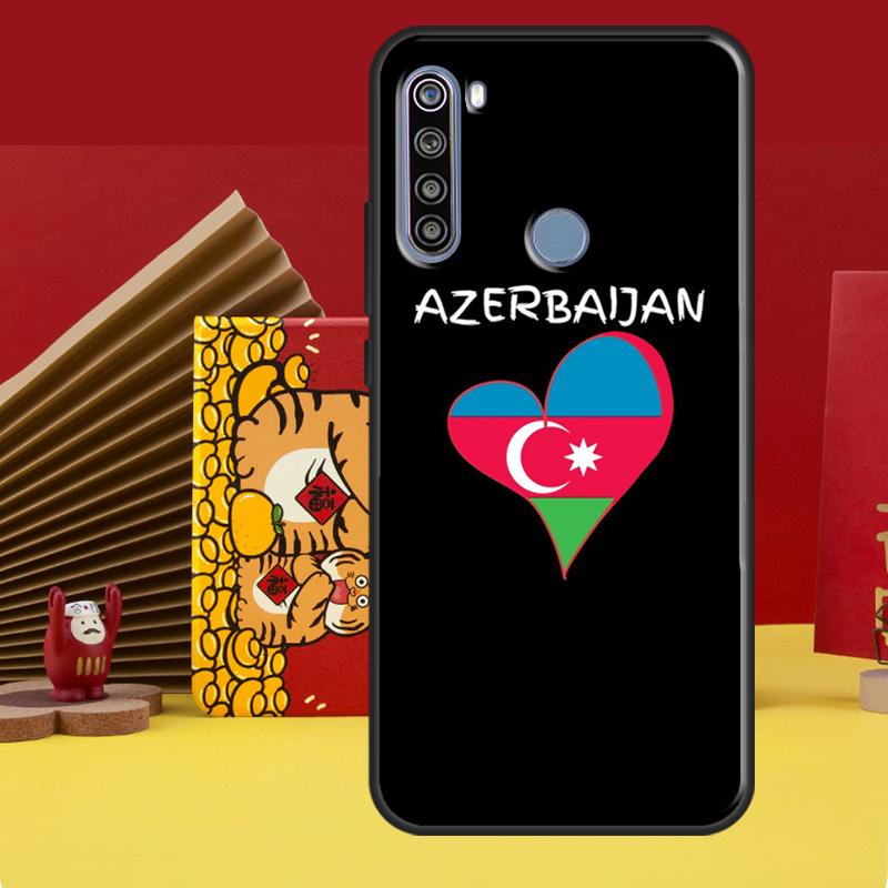 Azerbaijan Heart Love Flag Case For Redmi Note 12 10 8 9 11 Pro Cover For Redmi Note 12S 11S 10S 9S 8T 9C 10C 12C Coque