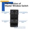20945129 Driver Side Power Master Window Switch Compatible With 2007-2013 Chevy Silverado 1500 2500HD 3500HD GMC Sierra 1500 08-13 Sierra 2500HD