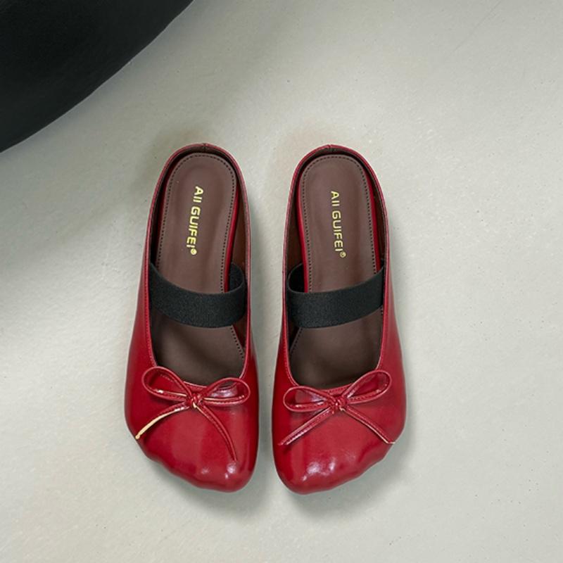 Fashion Bailamos 2025 Brand Women Slippers Slip On Grandma Shoes Woman Round Toe Retro Moccasins Outdoor Slides Ladies Soft Ballet Shoes