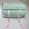 Large Capacity Cat Bow Pencil Case-stylish White Stationery Storage Box Spacious Compartment Design Durable and Easy To Clean