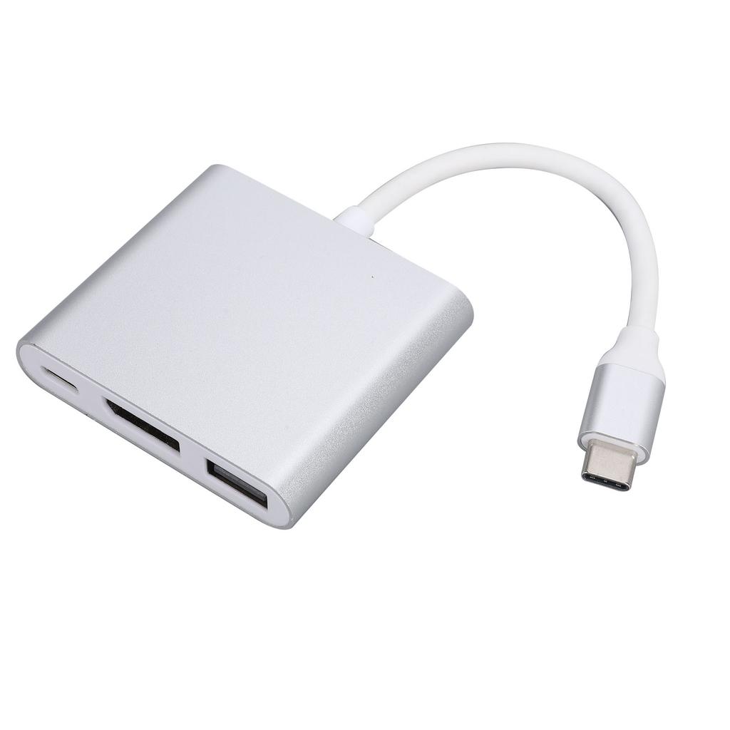 3 In 1 Type C Hub 8K Display Port USB PD Fast Charging Adapter Multiport Docking Station for Laptop Phone