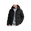 UNIQLO Solid Color Zipper Hooded Pocket Design Down Jacket Men outerwear Amber-Black 459624-09