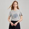 Shetu Damen T-Shirt mit Elefantenprint, kurzärmelig