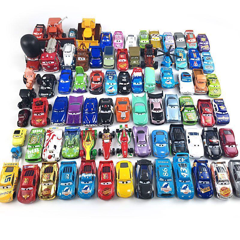 Authentic Alloy Car Set: Lightning McQueen, Mater & King - Road Rage Toys Collection for Kids