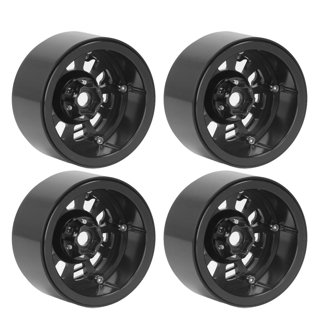 4 Pcs 2.2 Inch Wheel Rim Hub Aluminum for Traxxas Defender for Axial SCX10 SCX10 II 90046 90047 1 10 RC Crawler