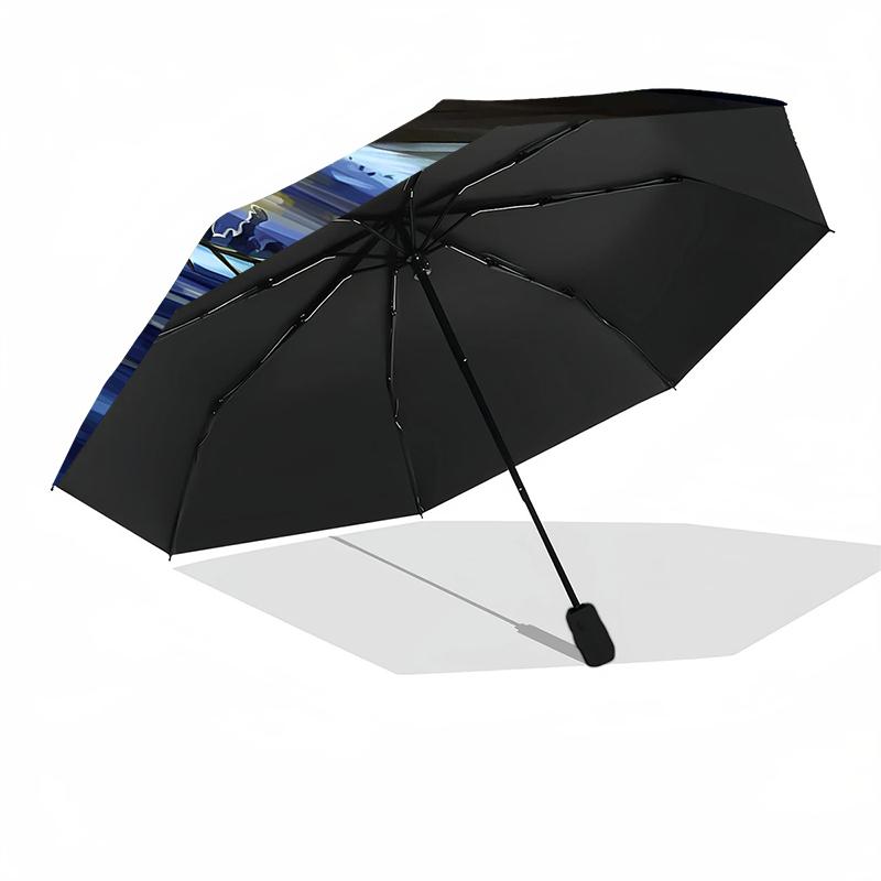 1pc Titanic1 Umbrella, Sun Protection, And UV Shielding. It Has Eight Sturdy Ribs for Outdoor Use And Perfect Gift