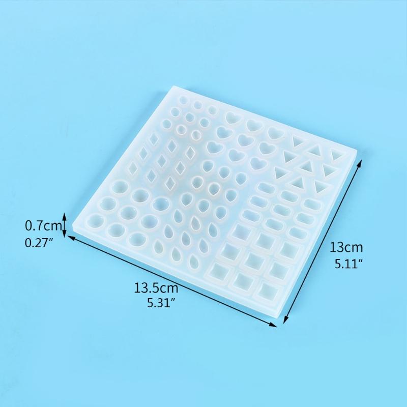 Molds for Casting Resin Heart Shaped Round Square Oval Rhombus for Triangle Square Polygon Drop Shape Mold for Home Deco