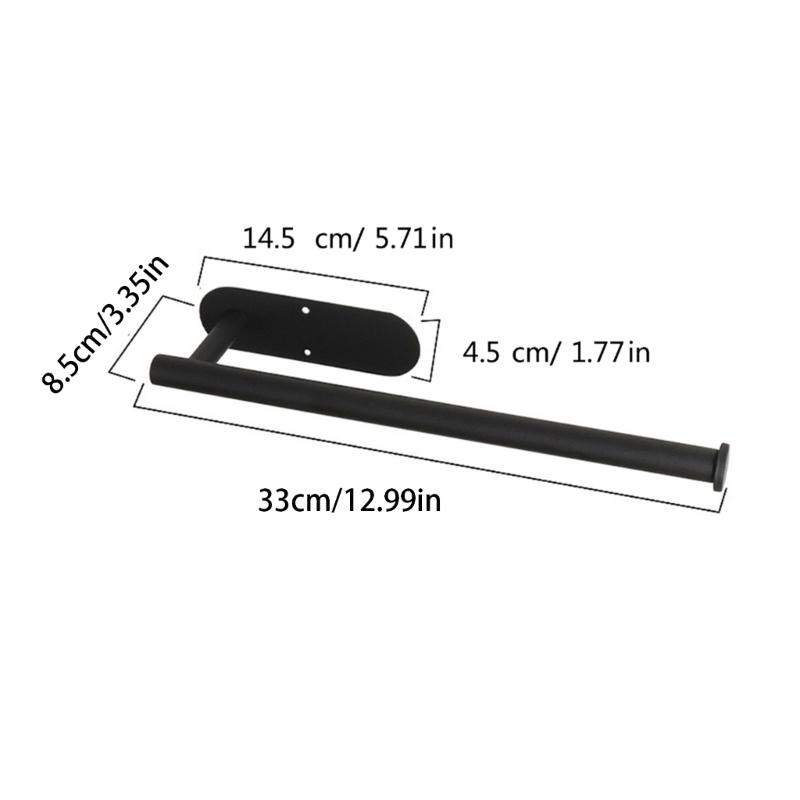 Magnetic Kitchen Paper Towel Holder Stainless Steel Magnetic Paper Towel Rack Kitchen Roll Holder with Strong Magnetic