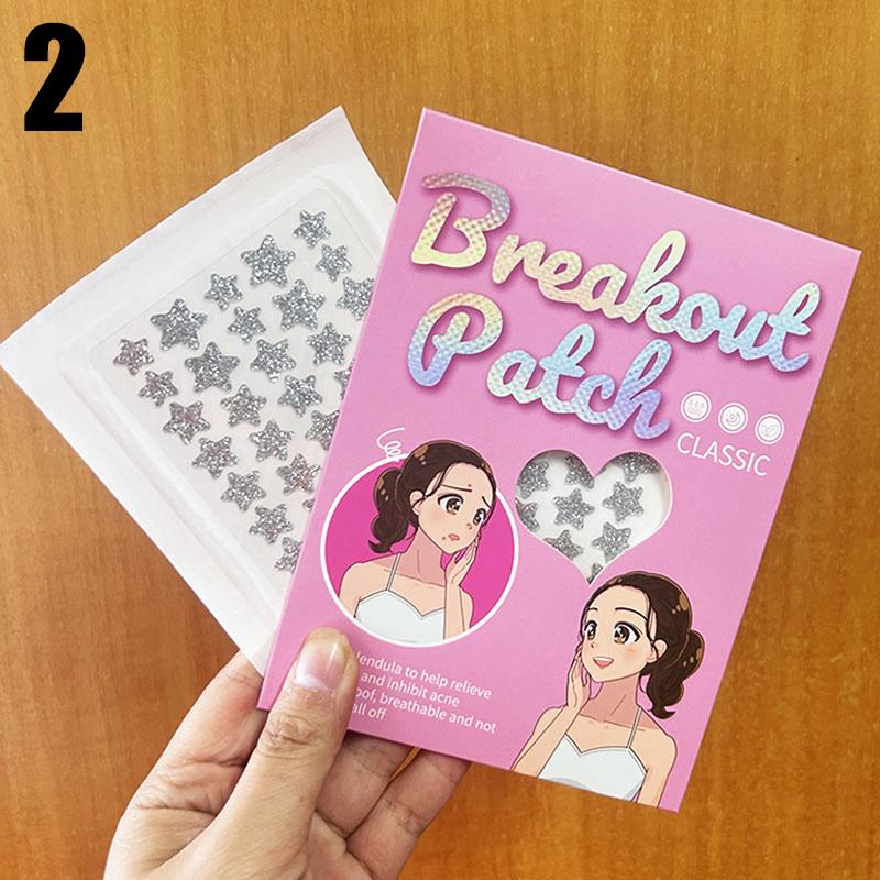 40Pcs Shining Star Pimple Patch Acne Colorful Invisible Acne Removal Skin Care Stickers Concealer Face Spot Beauty Makeup