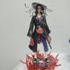 25cm Animation Naruto Figure Statue Standing posture Door God Itachi Uchiha GK Miniature Action Figure Plaything Collect Celebration Xmas Present