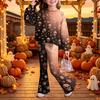 Kids Casual Long Sleeve Top and Pants 2-Piece Outfit Set for Boys and Girls