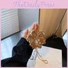 Elegant Mini Floral Shoulder Bag 2024 New Style Casual Chain Bag For Young Girls