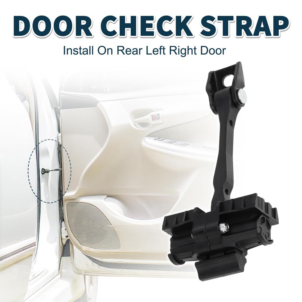 Door Check Strap Stopper Limiter Number for TUCKBOLD SEAT Leon Mk3 Rear Left and Right Door Check Bracket Stop Door Checker Arm Assembly (Part
