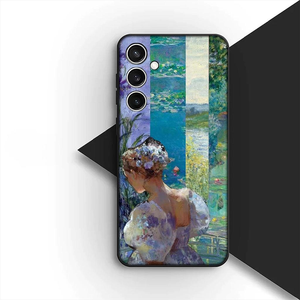 Cover Claude Monet Cat Impressionism Waterlily for Xiaomi Poco C85 C71 C65 C61 X7 X6 X5 M6 M8 F6 F7 F8 Ultra Pro C75 Phone Case