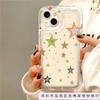 ins color star apple 17 mobile phone case iphone16promax transparent soft rubber 13/12/11 anti-drop XR
