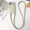 Crossboby Lanyard Rope Phone Case For iPhone 17 Air 16 15 14 Plus 13 12 11 Pro Max Silicone Card Package Fall Prevention Cover