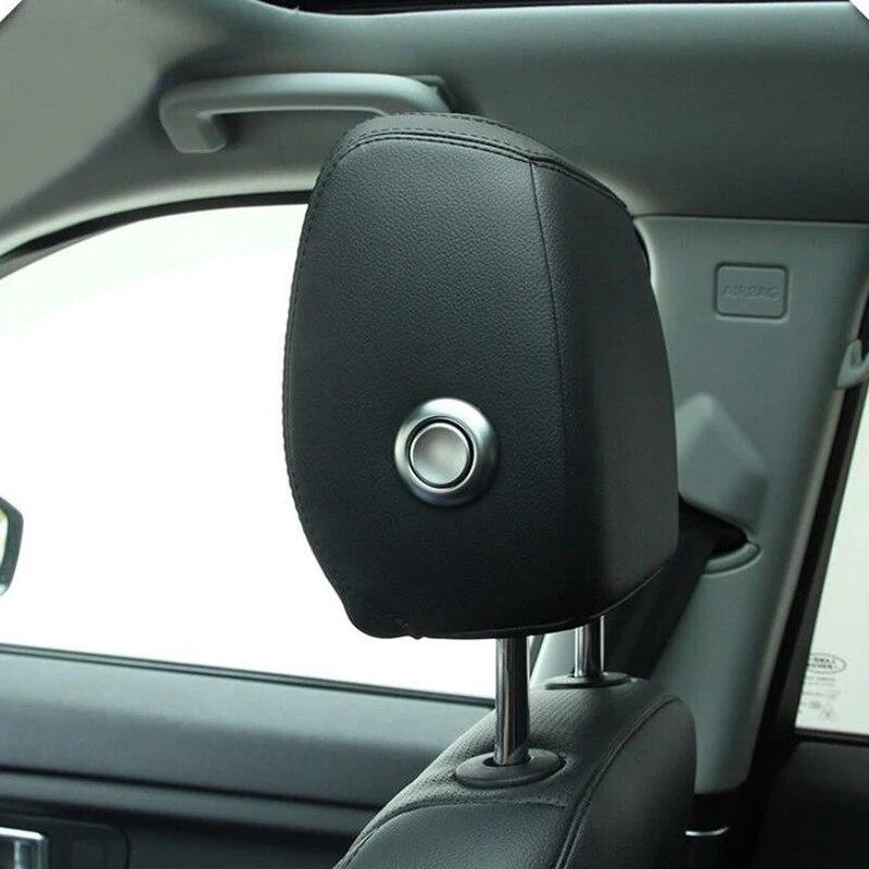 New Style Front Seat Head Rest Headrest Adjust Button Cover Trim For Land Rover Discovery Sport 2015 2016 2017