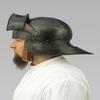 Blackened Sallet Helmet with Visor Medieval Gothic Armor Replica  15th Century Knight Helmet Halloween Gift  Best Gift for Him