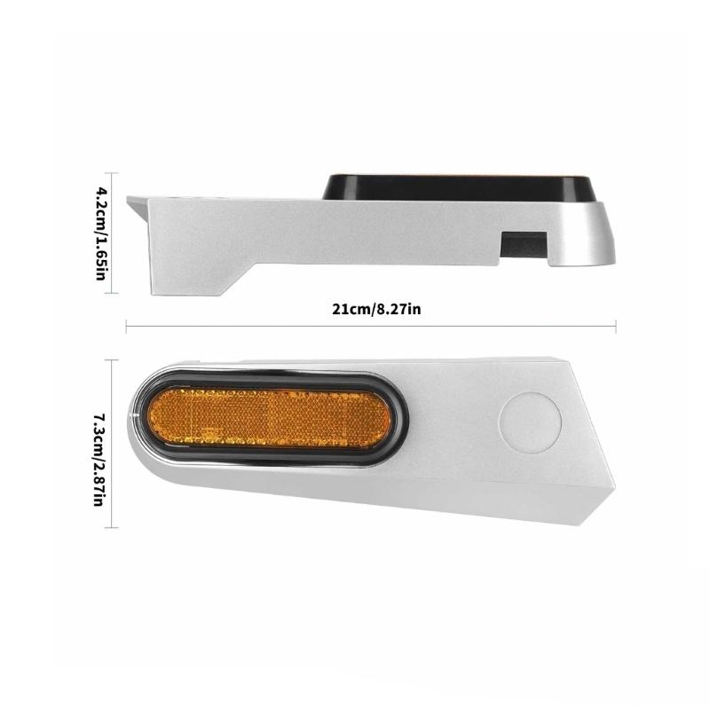 Rear Wheel Decoration Cover For Electric Scooters Easyly Install Light weight Electric Scooters Rear Wheel Mudguard Cover