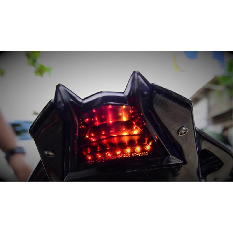 Integrierte LED-Motorrad-Rückleuchte mit Brems- und Blinkfunktion für BMW S1000RR 10-16