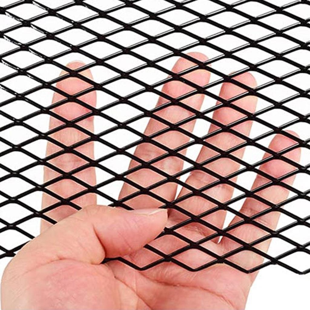 100*33cm General Car Grille Mesh Aluminum Alloy Automotive Grille Insert Bumper Deformable Medium Mesh Car Aluminum Mesh