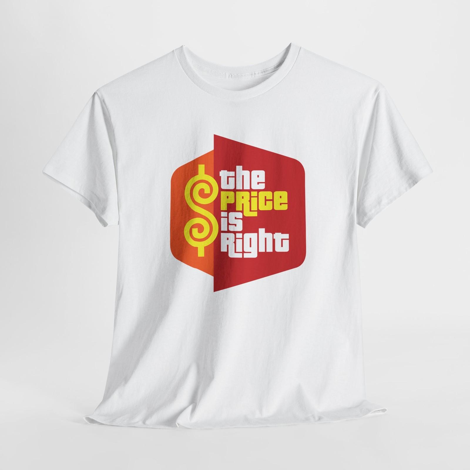 

TV Game Show Contestant T-Shirt Mens Womens Tees Top Tee, The Price is Right Graphic T-Shirt Mens Womens Tees Top Fun Unisex Heavy S