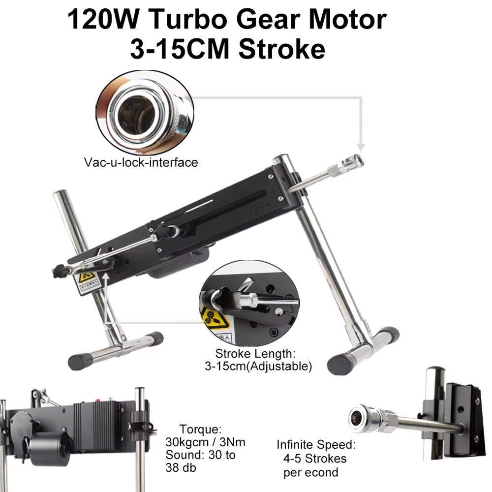 Newly Powerful Mute Automatic Sex Machine Pumping Gun for Adult, Distinctive Love Machine for Female Masturbation, Sex Toy