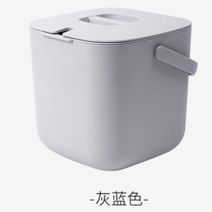 

Home Simple Tea Set Accessories Tea Residue Bucket Filter Tea Leaf Waste Water Bucket Small Plastic with Lid Drainage 6.5L світло-сірого кольору