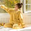 Winter Pajama Women Japanese Korean Version Sweet New Coral Velvet Thick Warm Flannel Women's Homewear Set