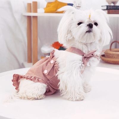 Adjustable Pet Physiological Pants Suspender-Style Thin Breathable Dog Sanitary Pants Bow Pet Jumpsuit Menstrual Period
