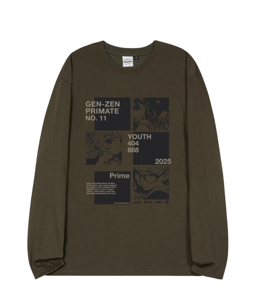 PRIMATE Magazine Oversized Long Sleeve 4 Colors
