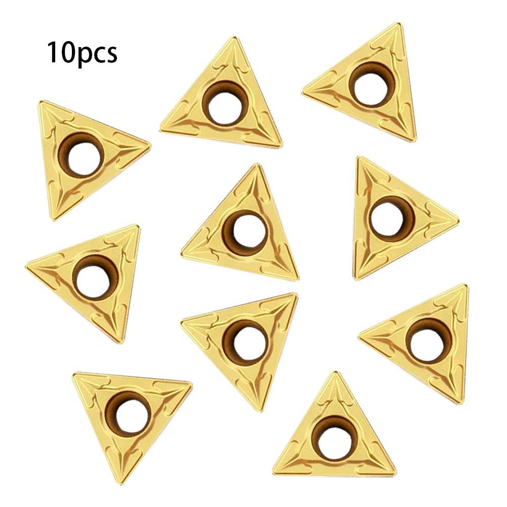 

10 шт. TCMT110204 TCMT21.51 Токарний інструмент mll вставка Твердосплавна вставка для сталі