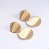 2025 New Unique Metal Drop Earrings Trendy Gold Color Round Statement Earrings for Women New Arrival wing Fashion Zircon