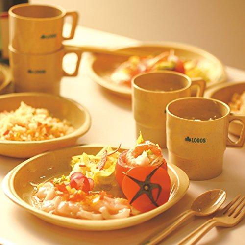 LOGOS Dinner Set for 4 with Chopsticks and Storage Bag