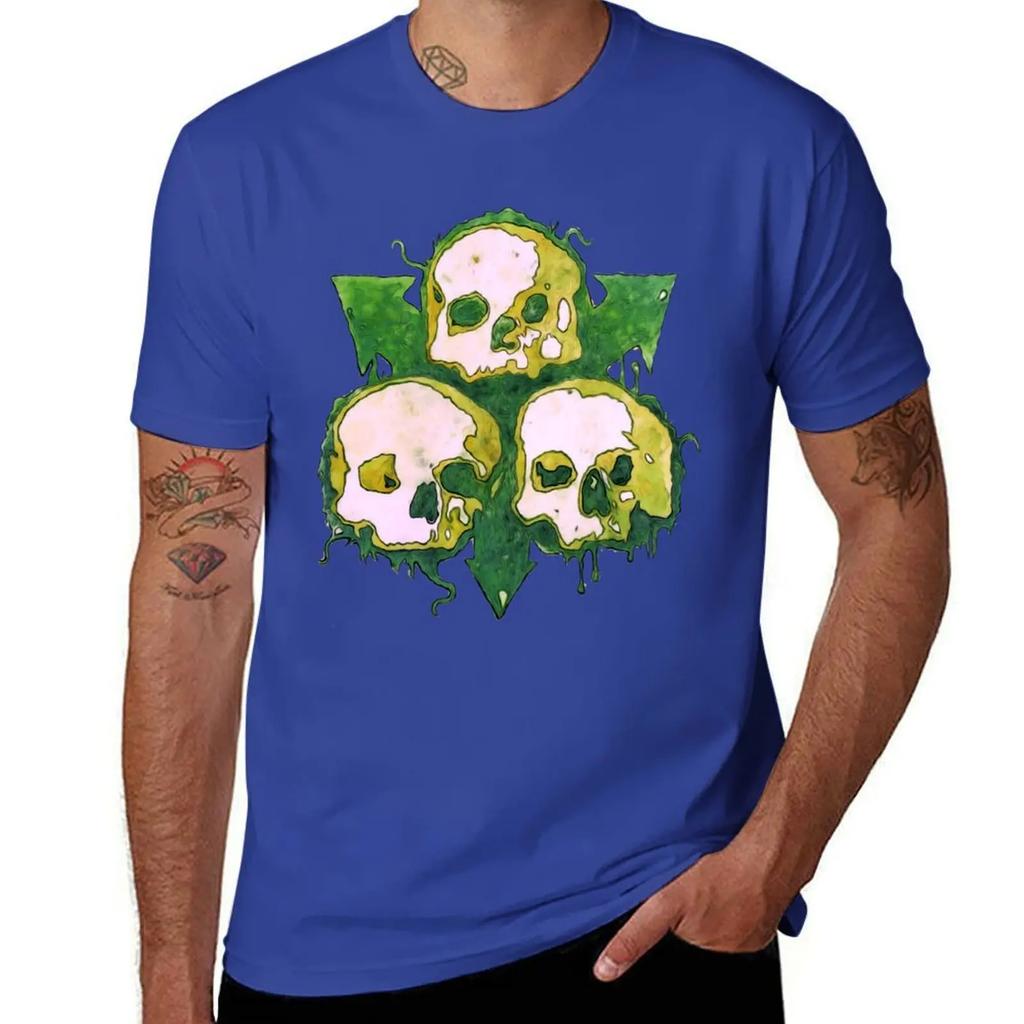 Death guard chaos skulls T-Shirt Short sleeve tee for a boy essential t shirt summer tops mens vintage t shirts