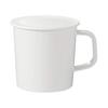 Kubek polipropylenowy z pokrywką, biały 270 ml/średnica 8 x wysokość 8 cm 02181222