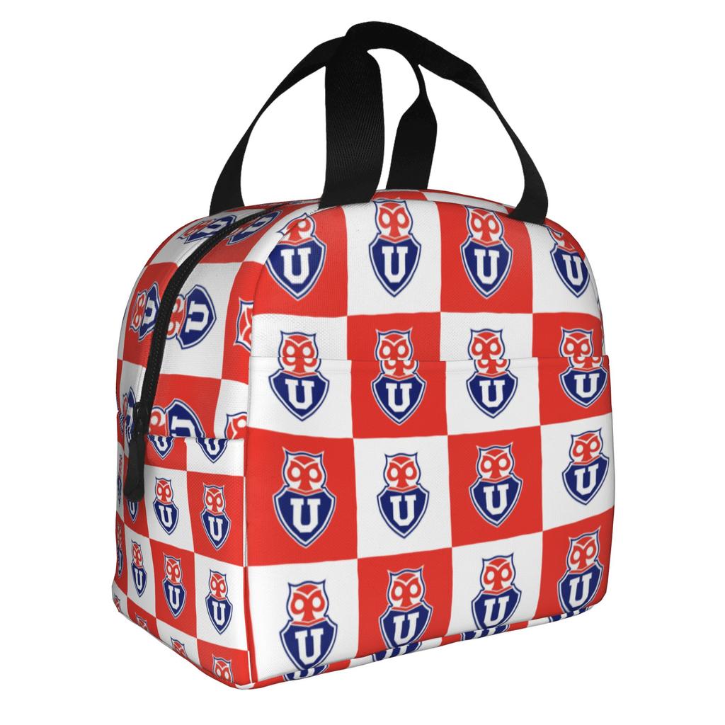 Club Universidad De Chile Insulated Lunch Bag for Women Portable Cooler Thermal Bento Box Beach Camping Travel
