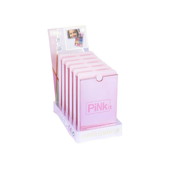 Mini Miroir Portfolio - PINKIT - Kit Maquillage - Multicolore - Compact - Sécurisé