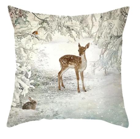 45Cm Christmas Pillowcase Cushion Cover Christmas Decorations For Home Christmas Ornament Gift Happy New Year